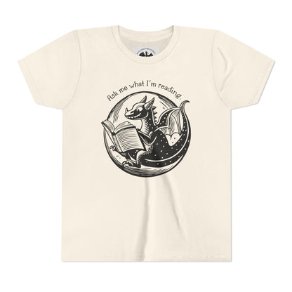 Ask Me What I'm Reading Dragon Children's Tee
