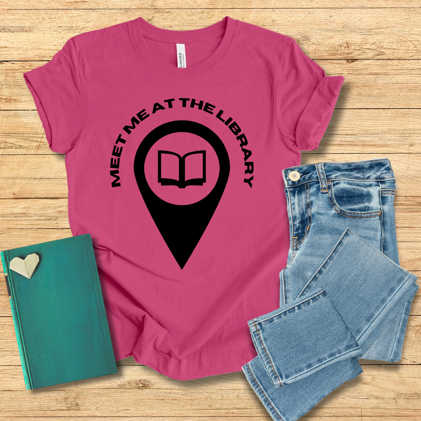 Meet Me At The Library Tee