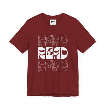 White Lettering Read Tee