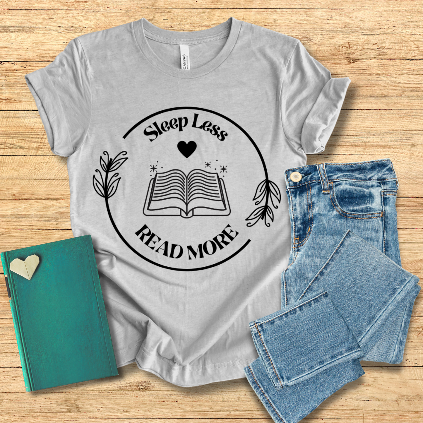 Sleep Less Read More Tee