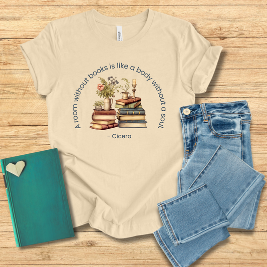 A Room Without Books Short Sleeve Tee