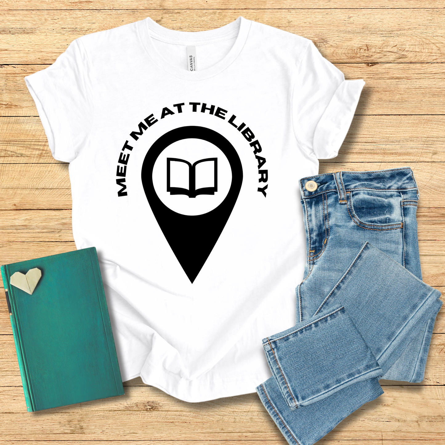 Meet Me At The Library Tee
