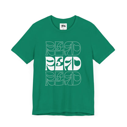 White Lettering Read Tee