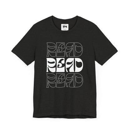 White Lettering Read Tee