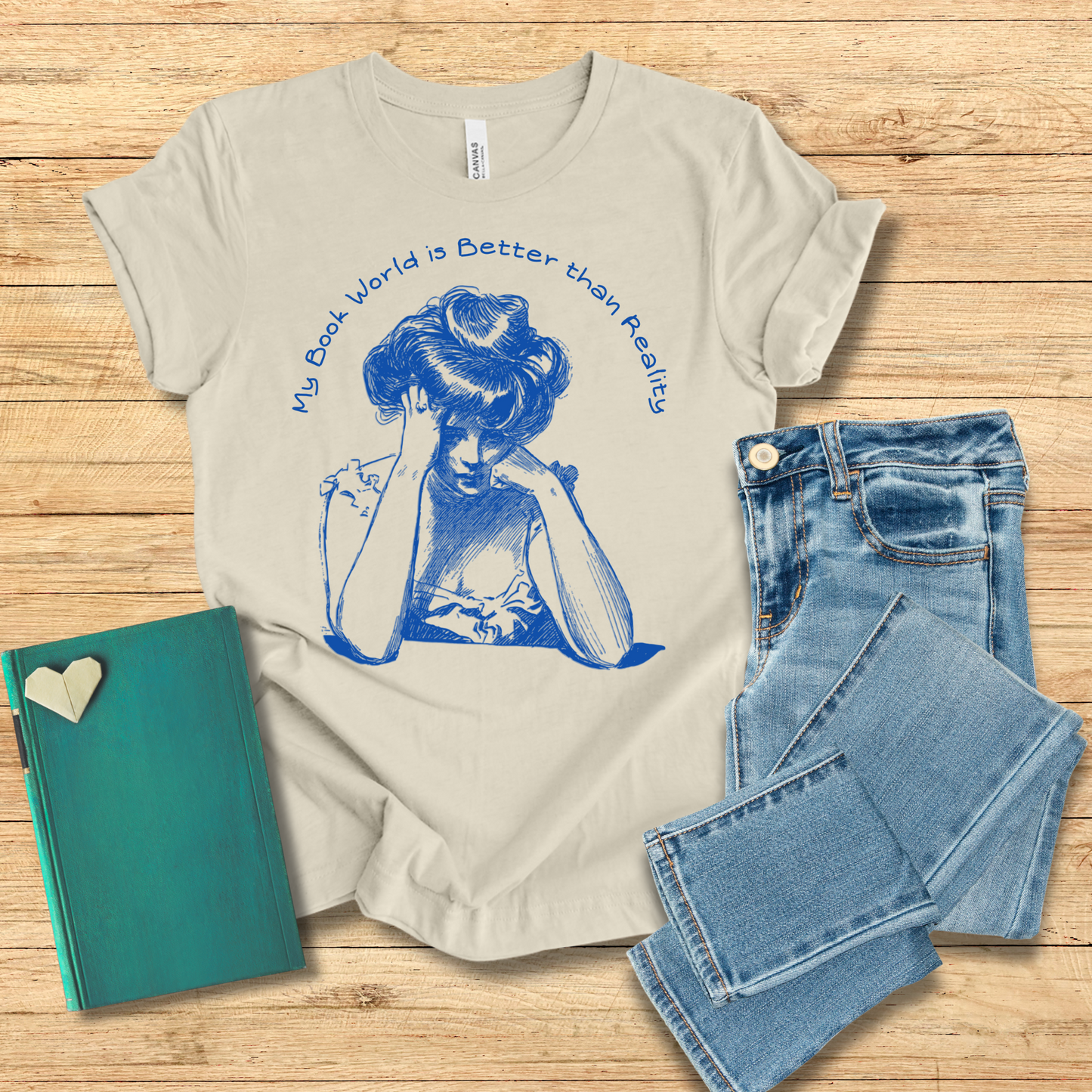 My Book World Is Better Than Reality Tee