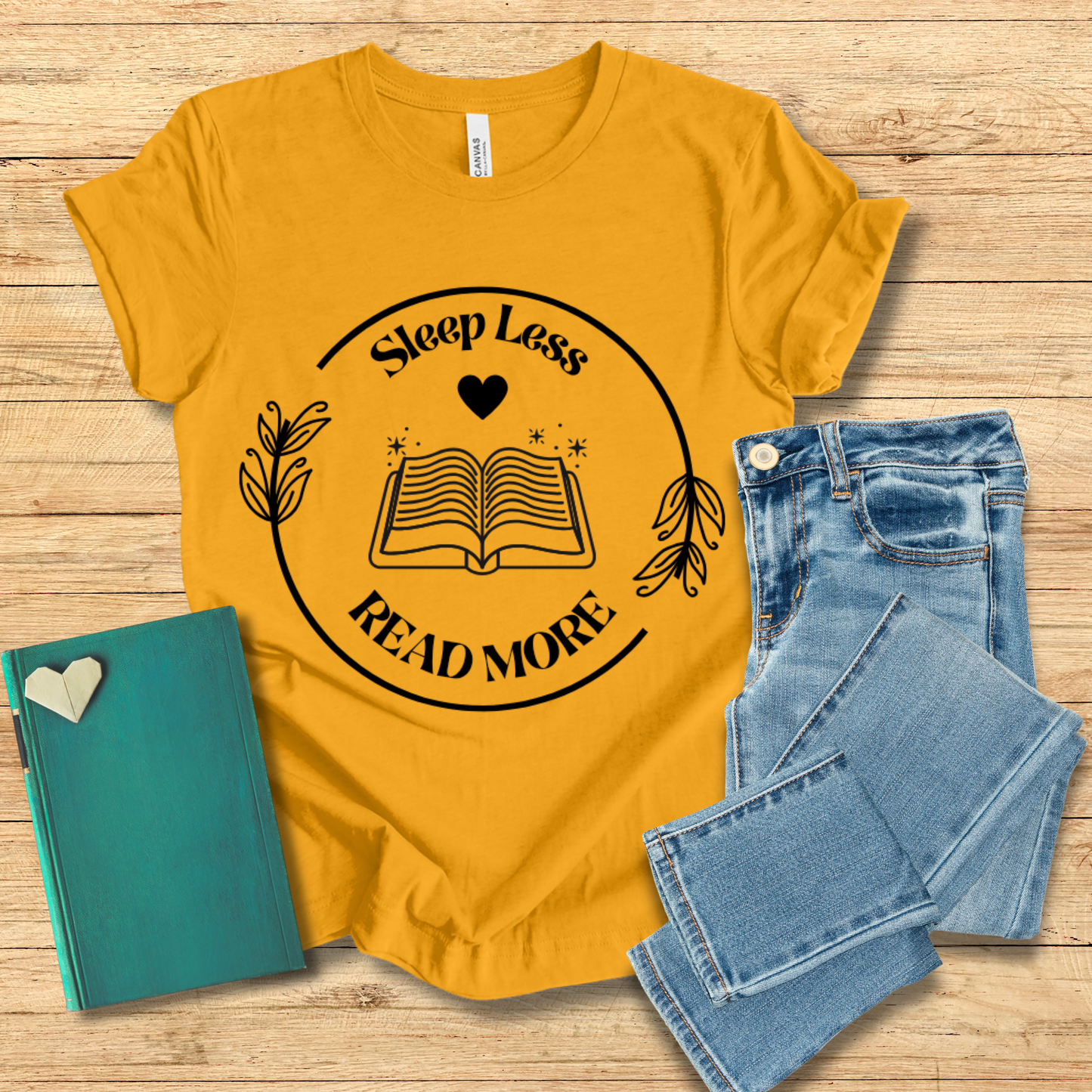 Sleep Less Read More Tee