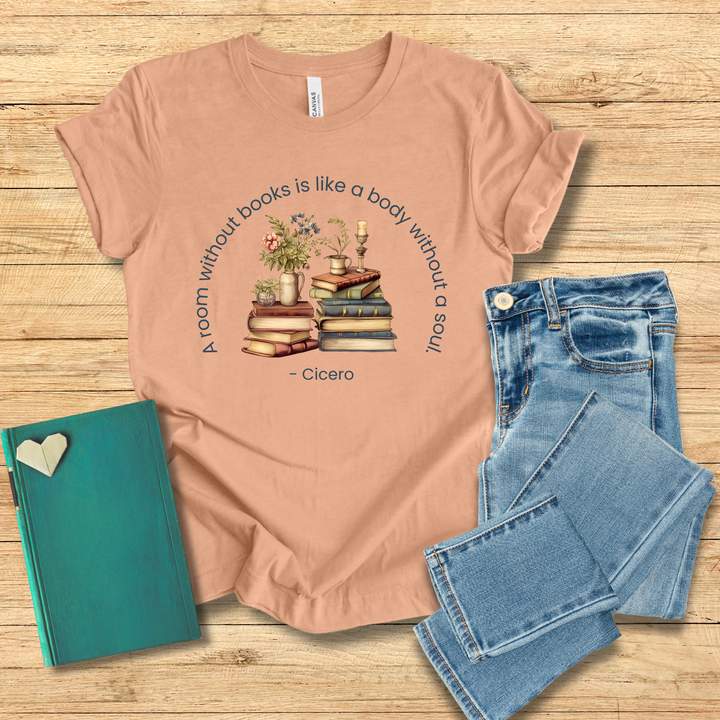 A Room Without Books Short Sleeve Tee