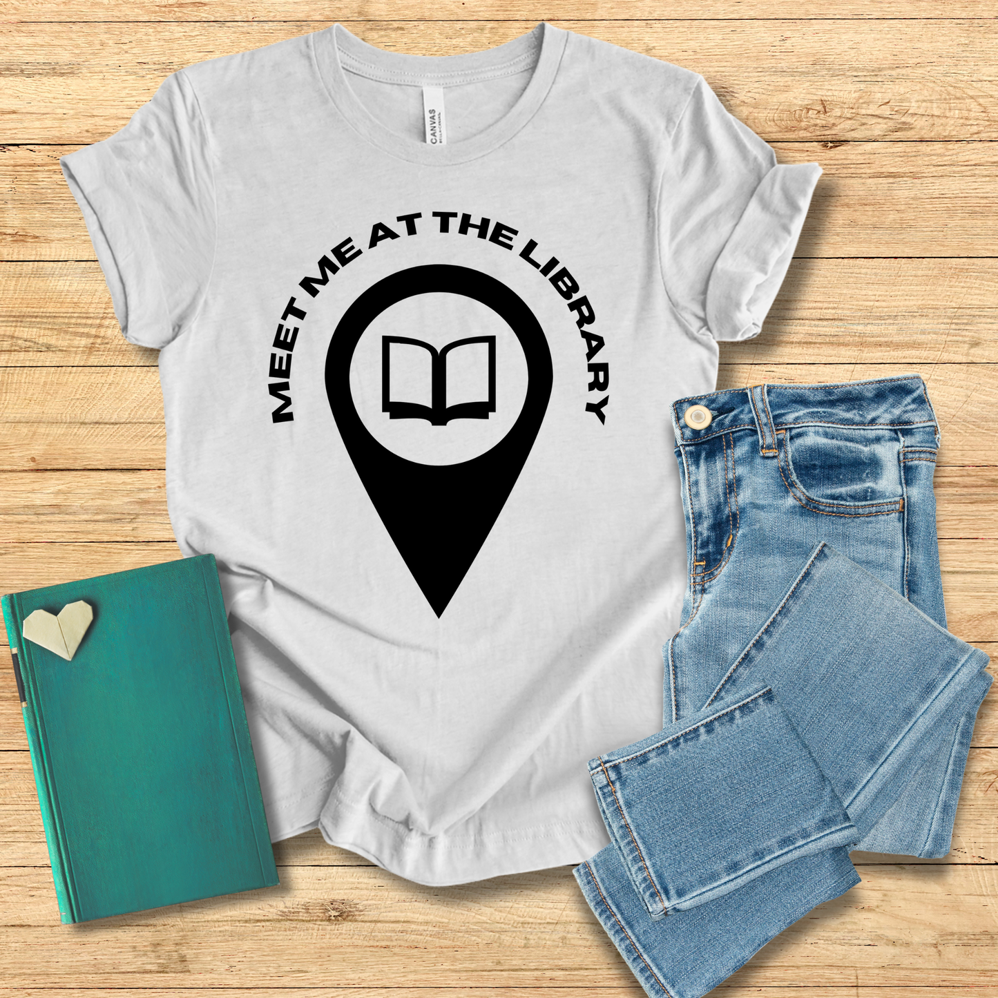 Meet Me At The Library Tee