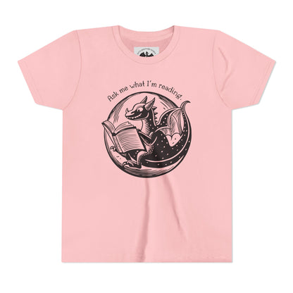 Ask Me What I'm Reading Dragon Children's Tee
