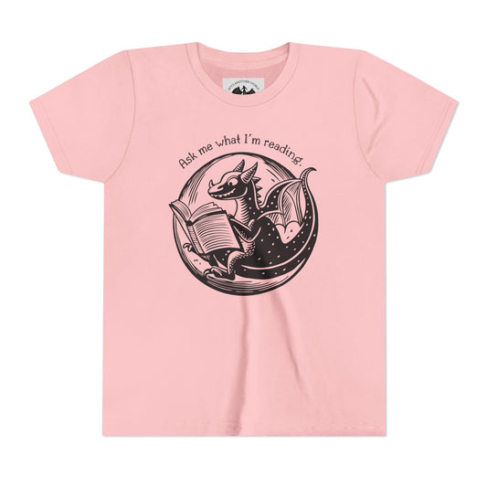 Ask Me What I'm Reading Dragon Children's Tee