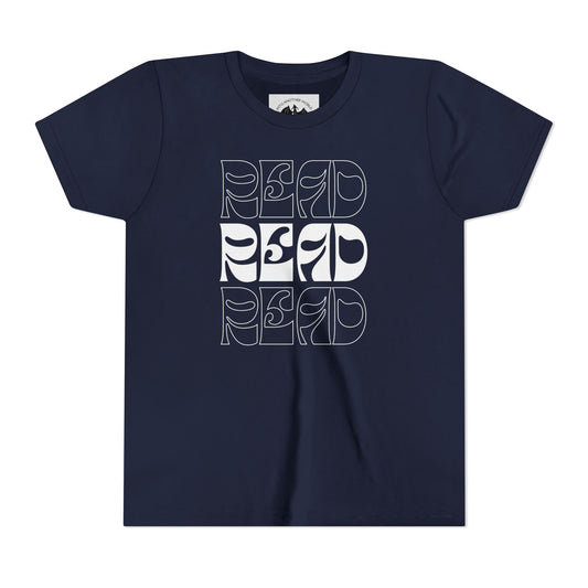 White Lettering Read Children's Tee