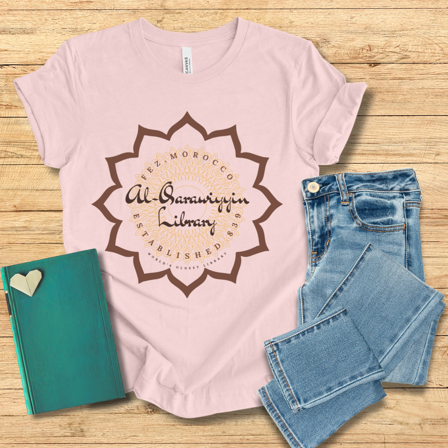 Al-Qarawiyyin Library Medallion Tee