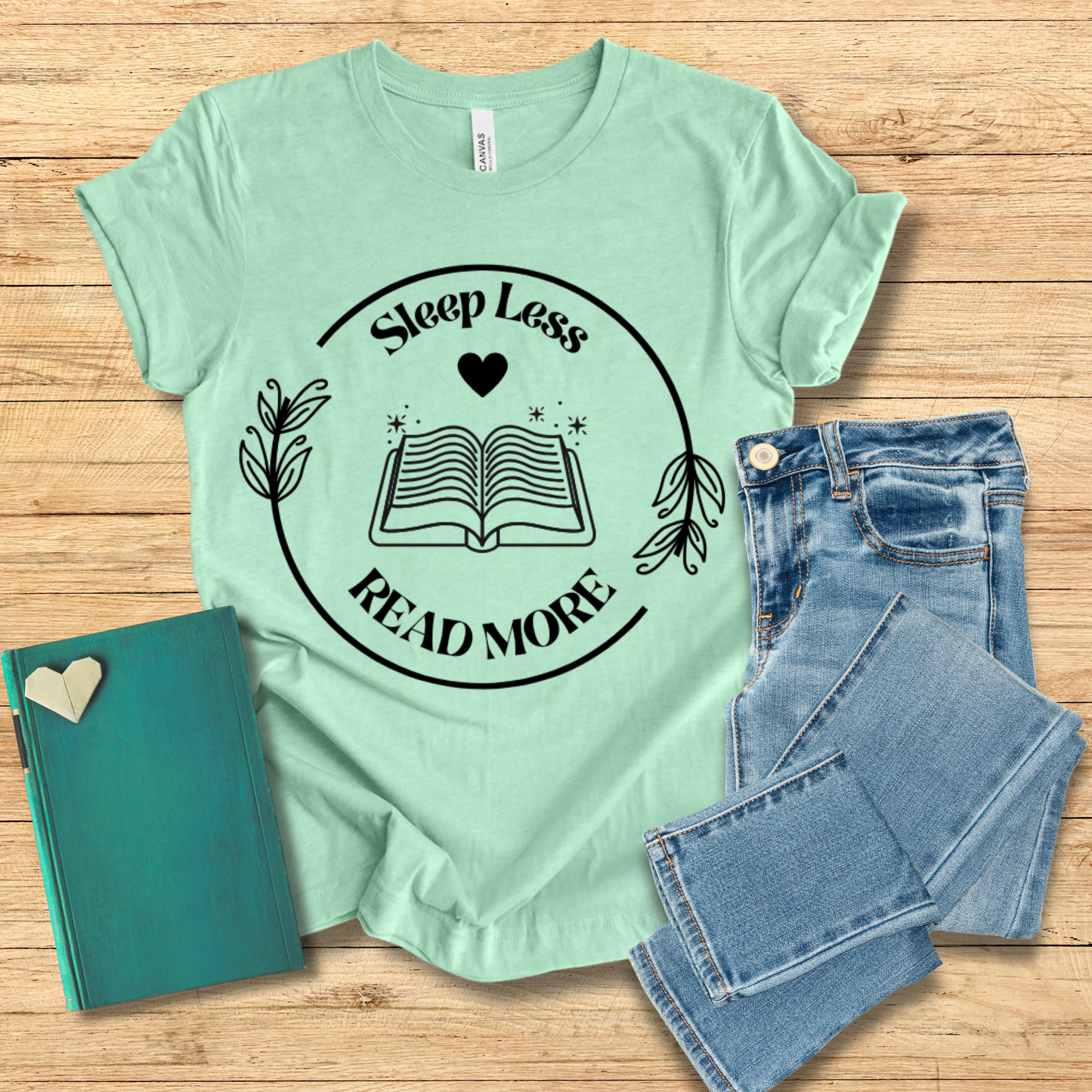 Sleep Less Read More Tee