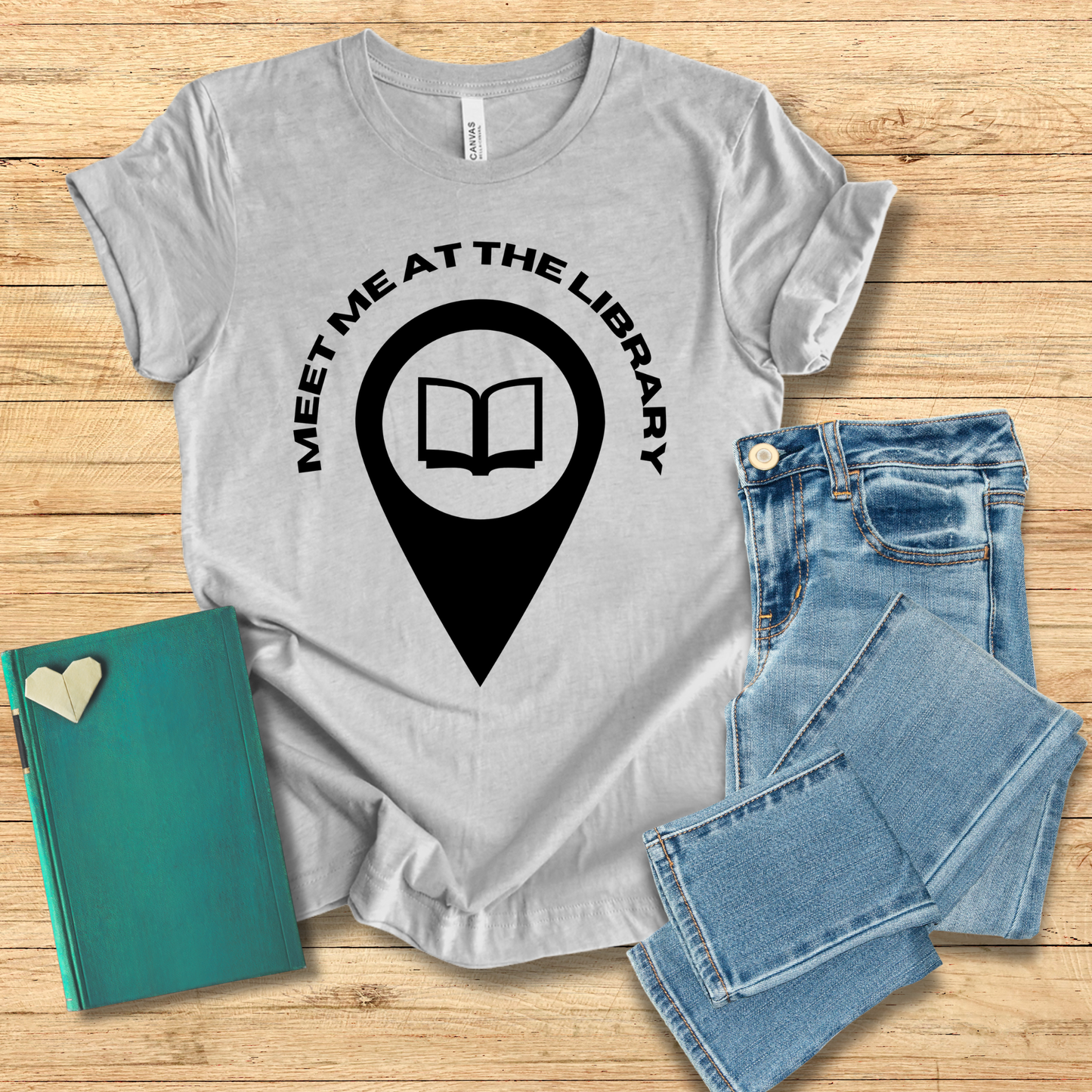 Meet Me At The Library Tee