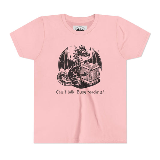 Can't Talk Busy Reading Dragon Children's Tee