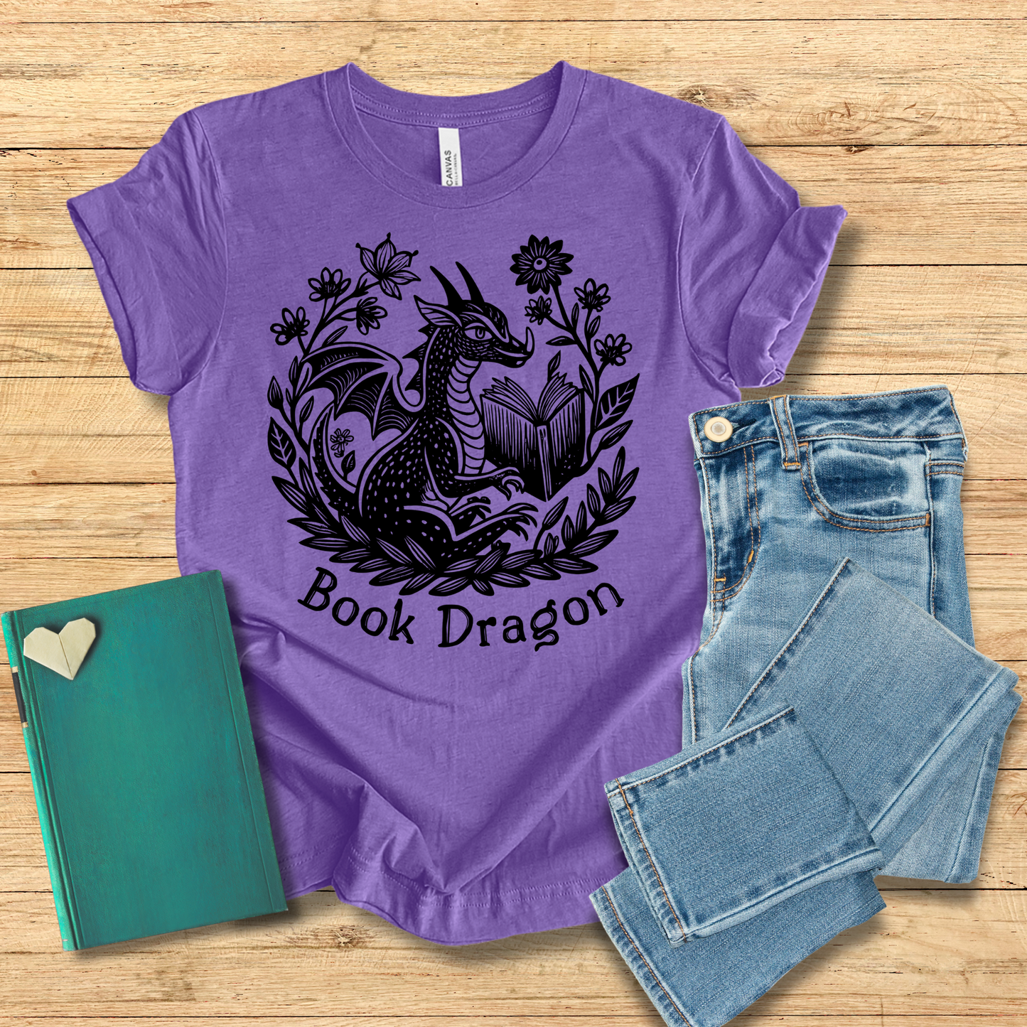 Garden Book Dragon Tee