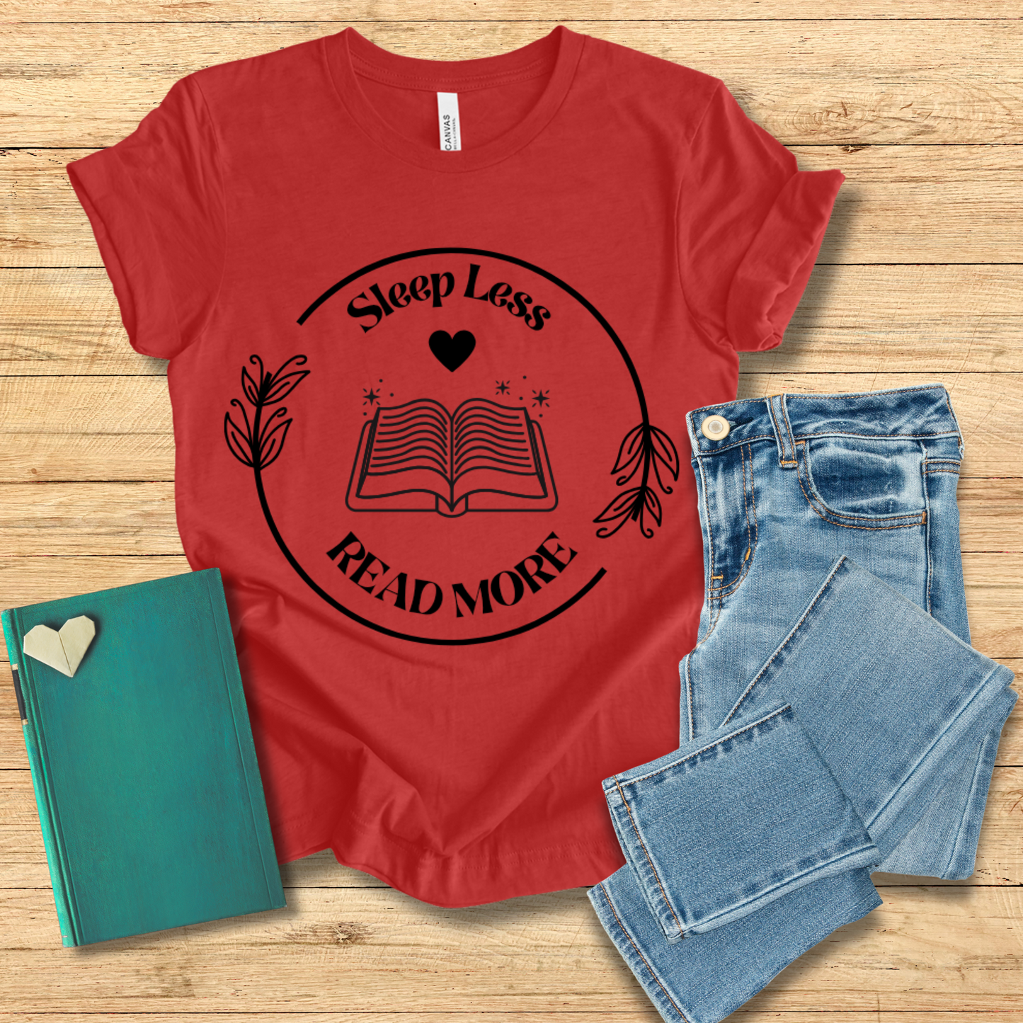 Sleep Less Read More Tee