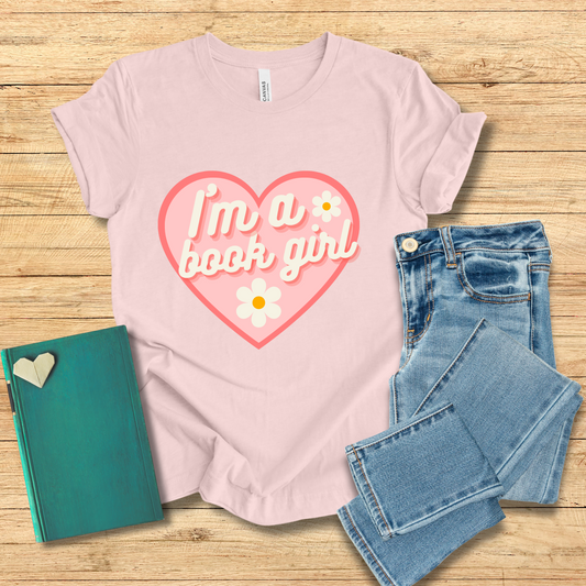 I'm A Book Girl Tee