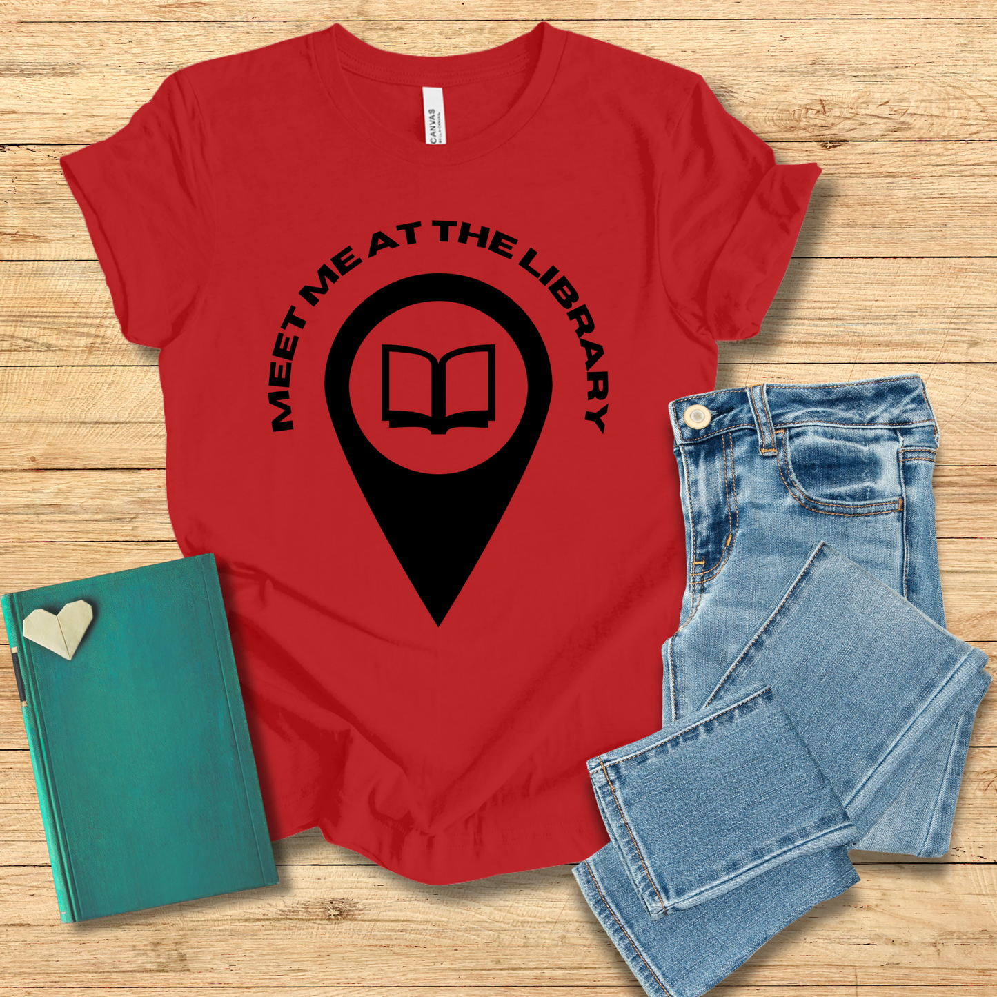 Meet Me At The Library Tee
