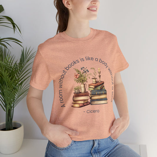 A Room Without Books Short Sleeve Tee