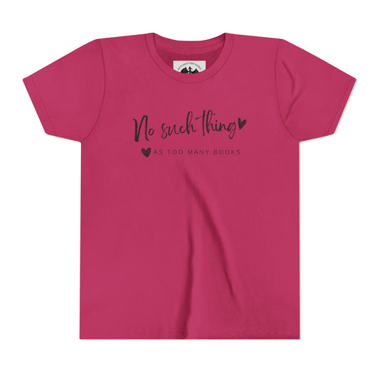 No Such Thing As Too Many Books Children's Tee