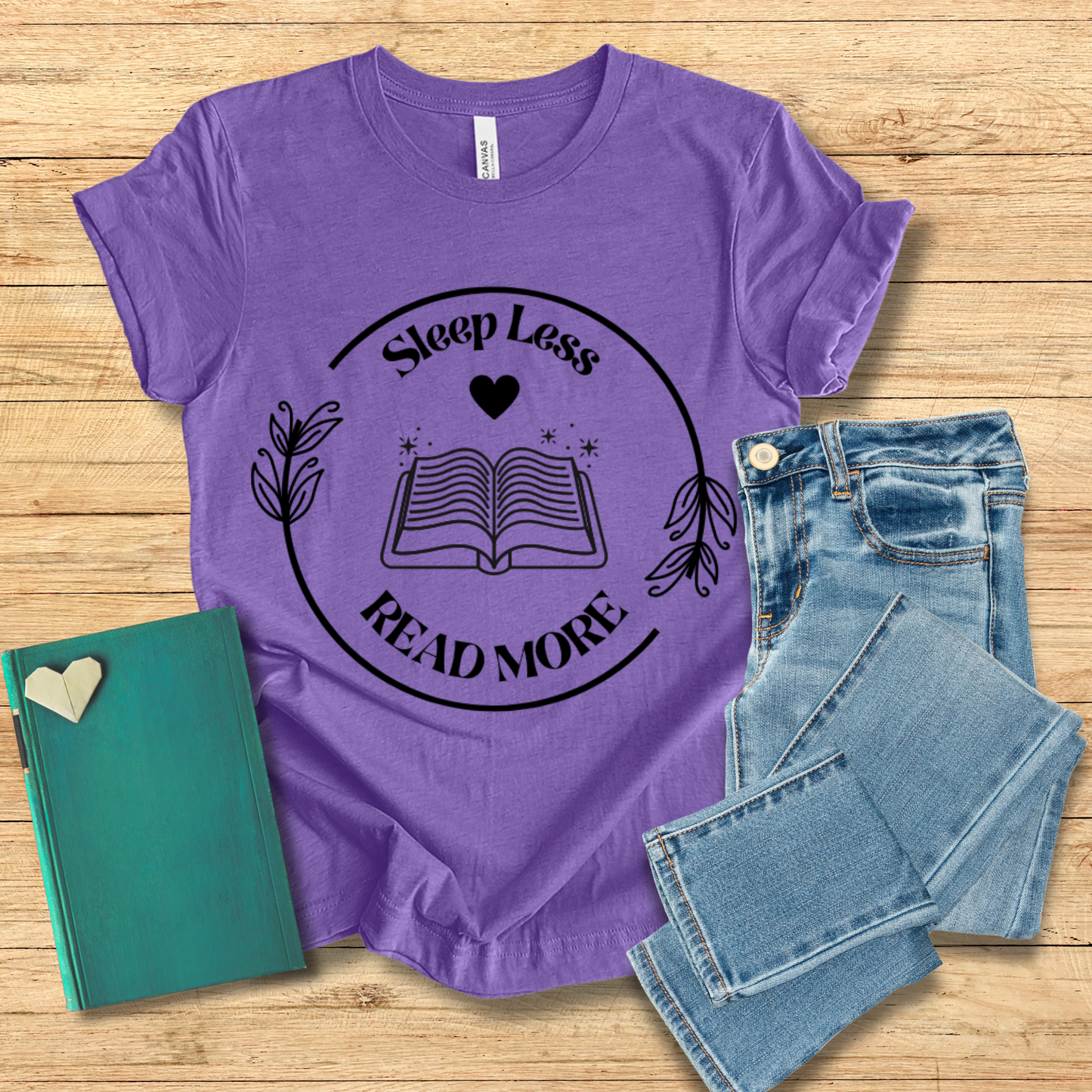 Sleep Less Read More Tee