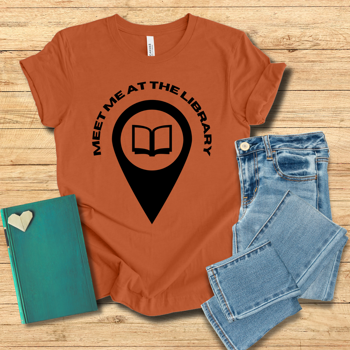 Meet Me At The Library Tee