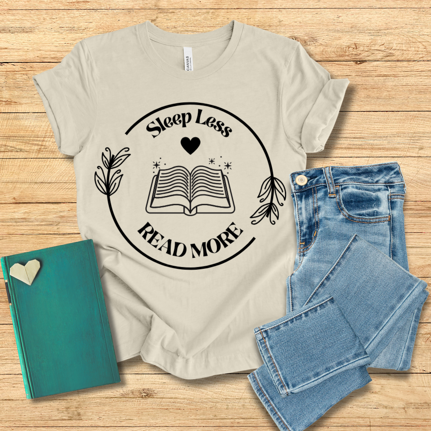Sleep Less Read More Tee