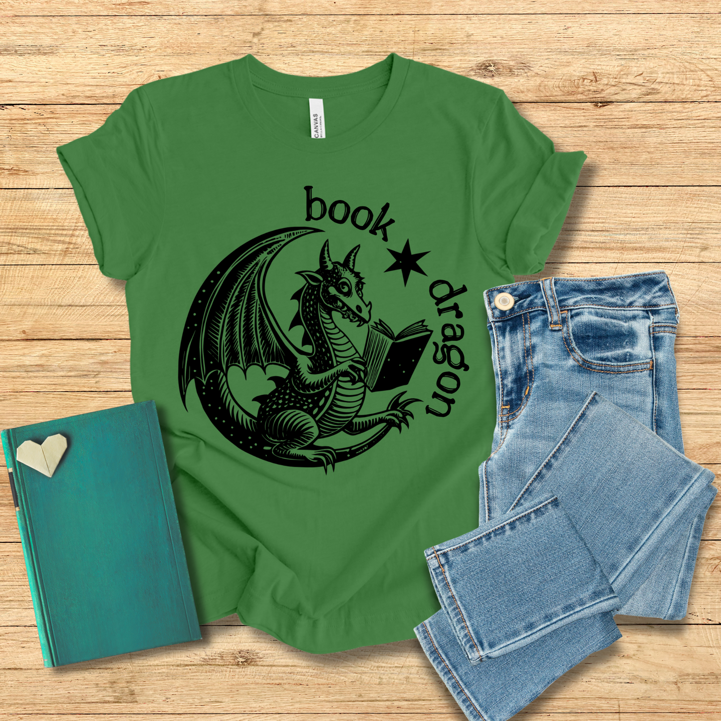 Moon Book Dragon Tee