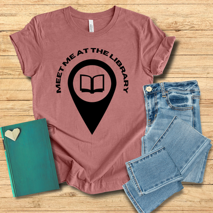 Meet Me At The Library Tee