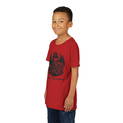 Can't Talk Busy Reading Dragon Children's Tee
