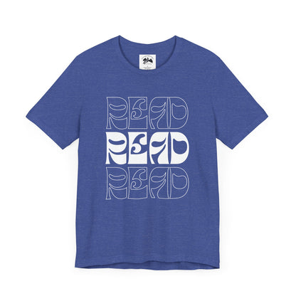 White Lettering Read Tee
