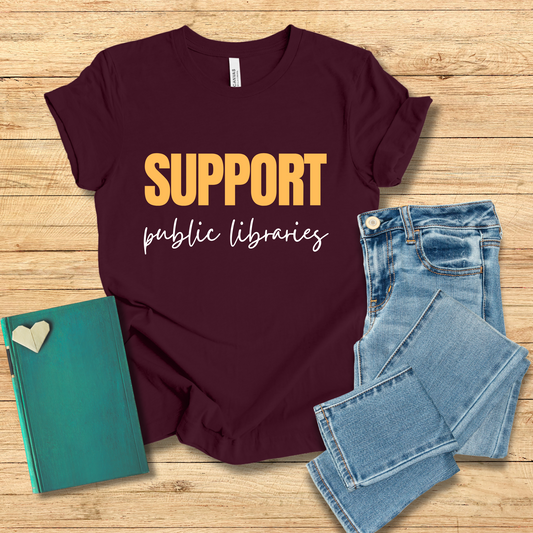 Support Public Libraries Tee