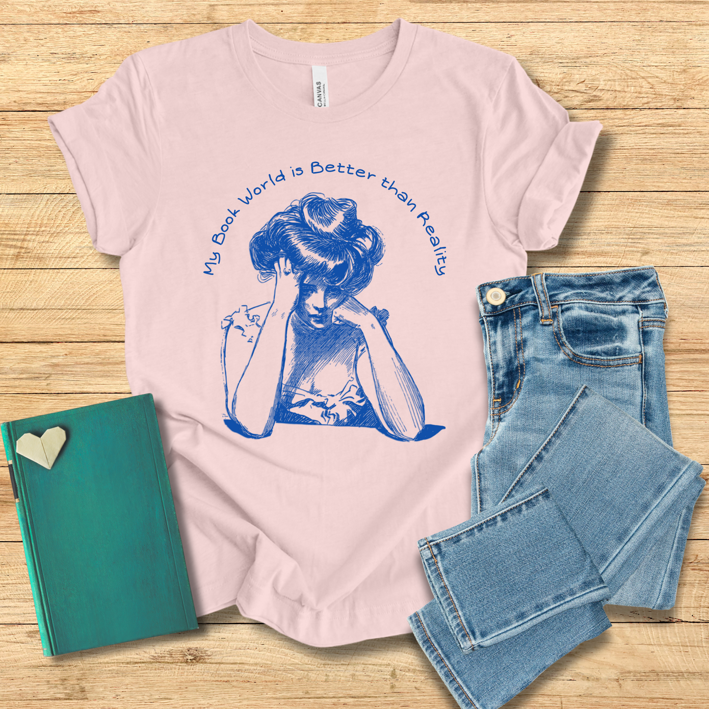 My Book World Is Better Than Reality Tee