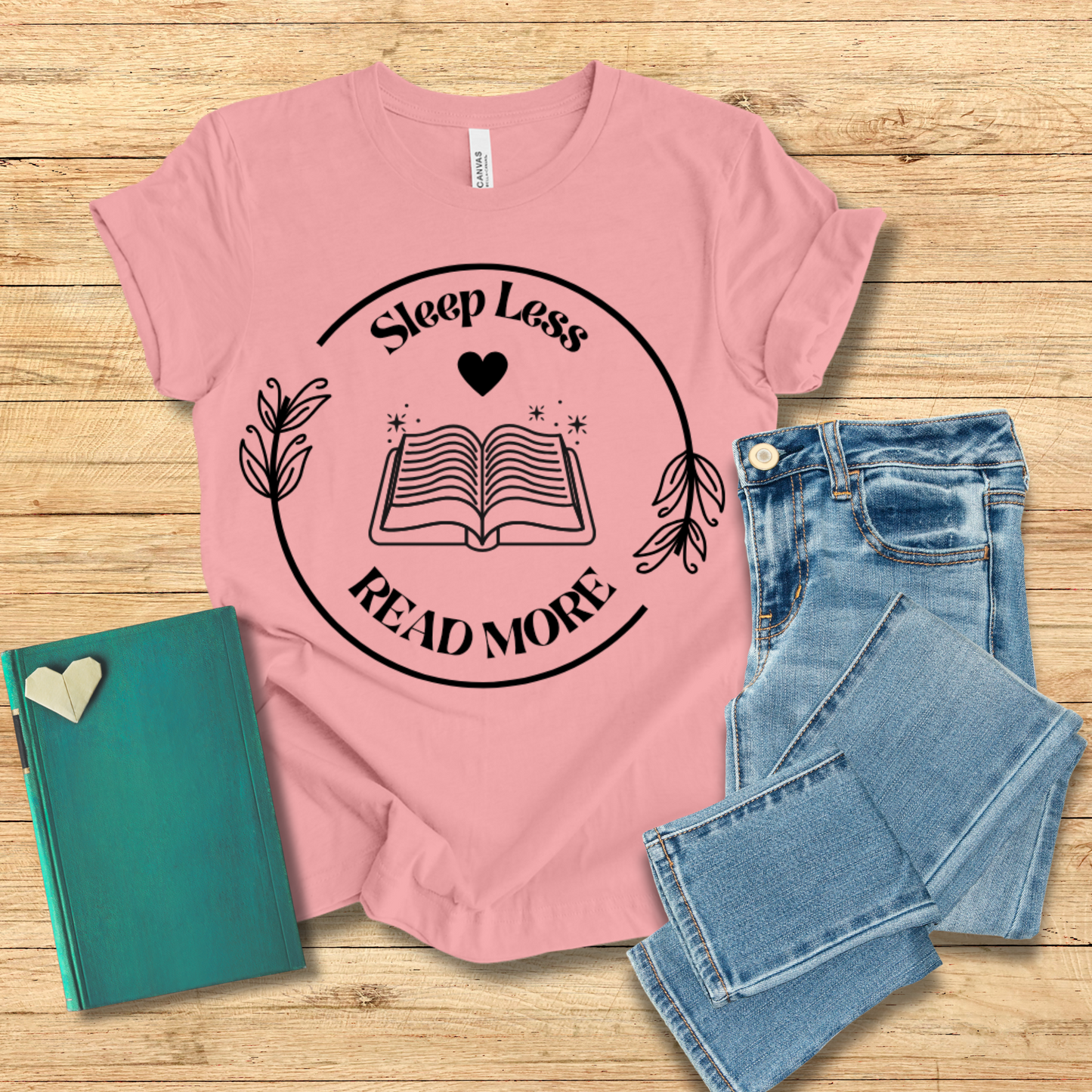 Sleep Less Read More Tee