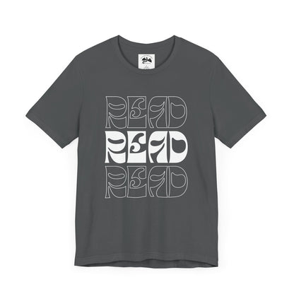White Lettering Read Tee