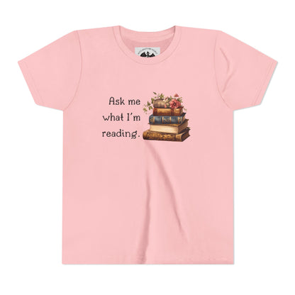 Ask Me What I'm Reading Children's Tee