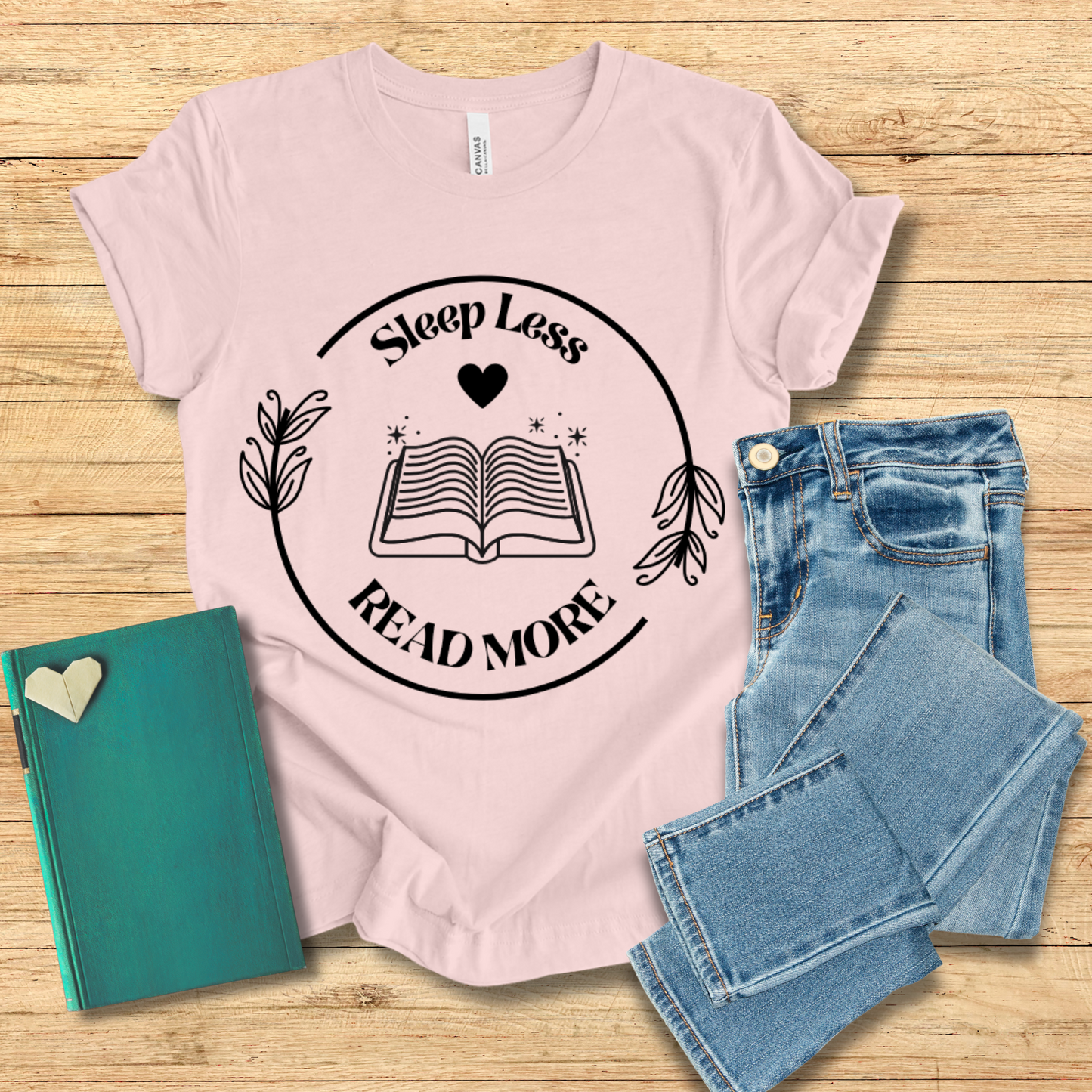 Sleep Less Read More Tee