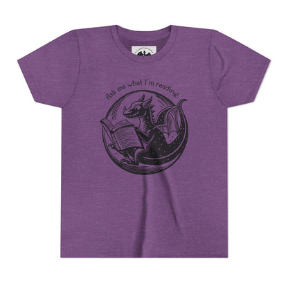 Ask Me What I'm Reading Dragon Children's Tee