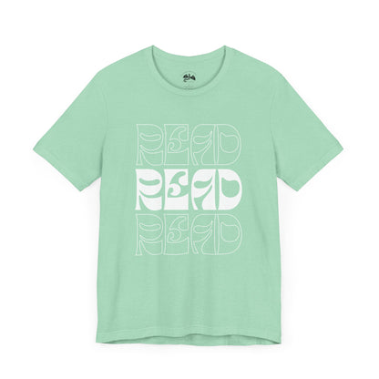 White Lettering Read Tee