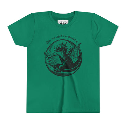 Ask Me What I'm Reading Dragon Children's Tee