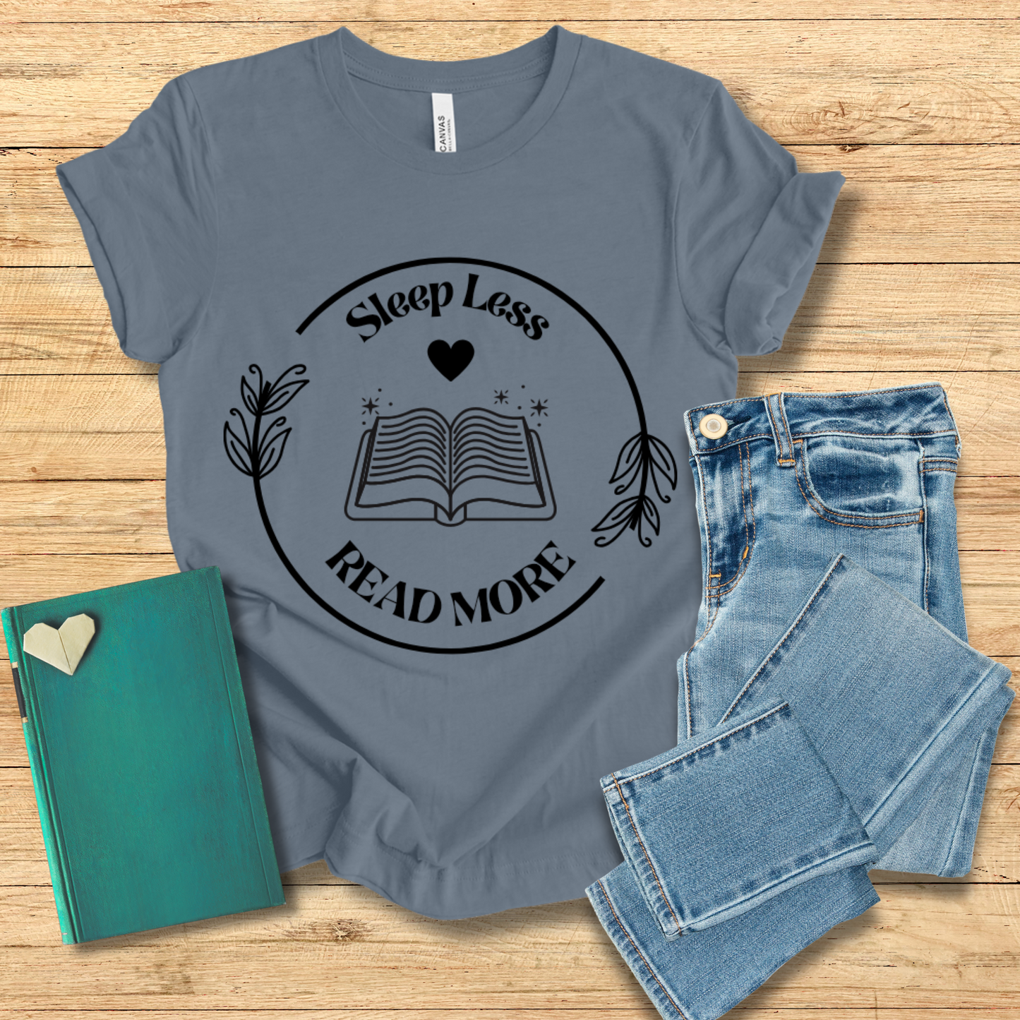 Sleep Less Read More Tee